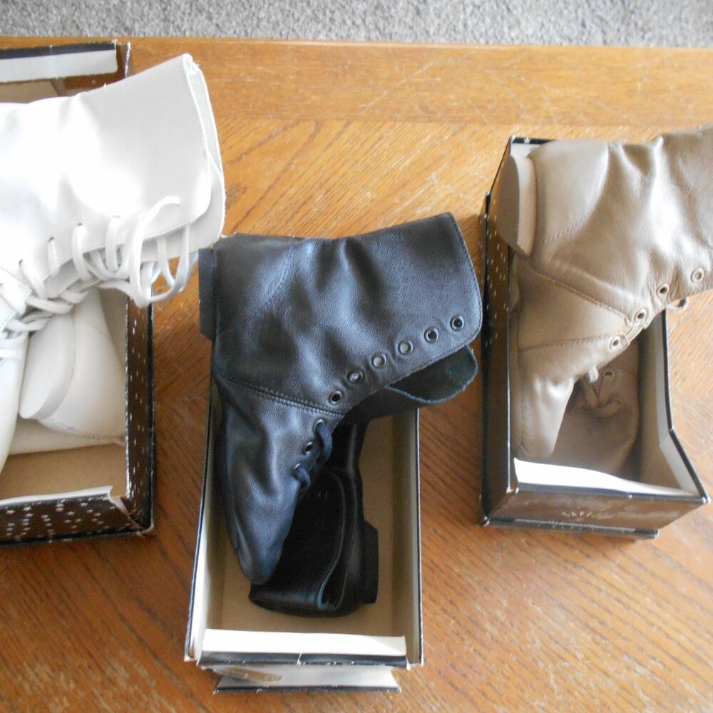 Capezio Leather Split Sole Jazz Boots- New in Box
